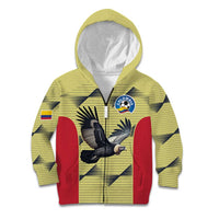 Colombia Football Custom Kid Hoodie Los Cafeteros Andean Condor