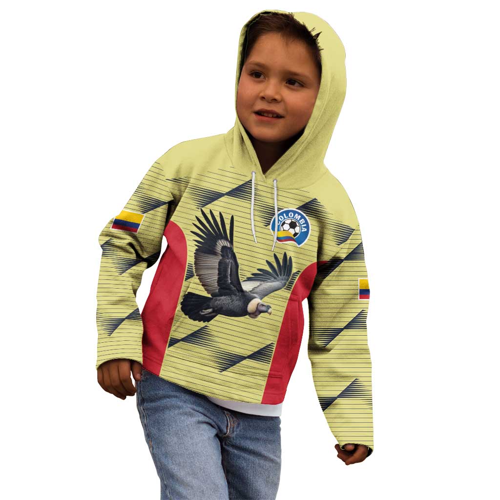Colombia Football Custom Kid Hoodie Los Cafeteros Andean Condor
