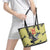 Colombia Football Custom Leather Tote Bag Los Cafeteros Andean Condor