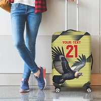 Colombia Football Custom Luggage Cover Los Cafeteros Andean Condor