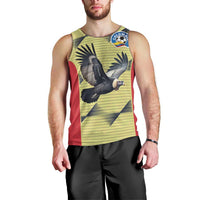 Colombia Football Custom Men Tank Top Los Cafeteros Andean Condor