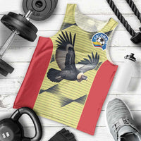 Colombia Football Custom Men Tank Top Los Cafeteros Andean Condor