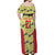 Colombia Football Custom Off Shoulder Maxi Dress Los Cafeteros Andean Condor