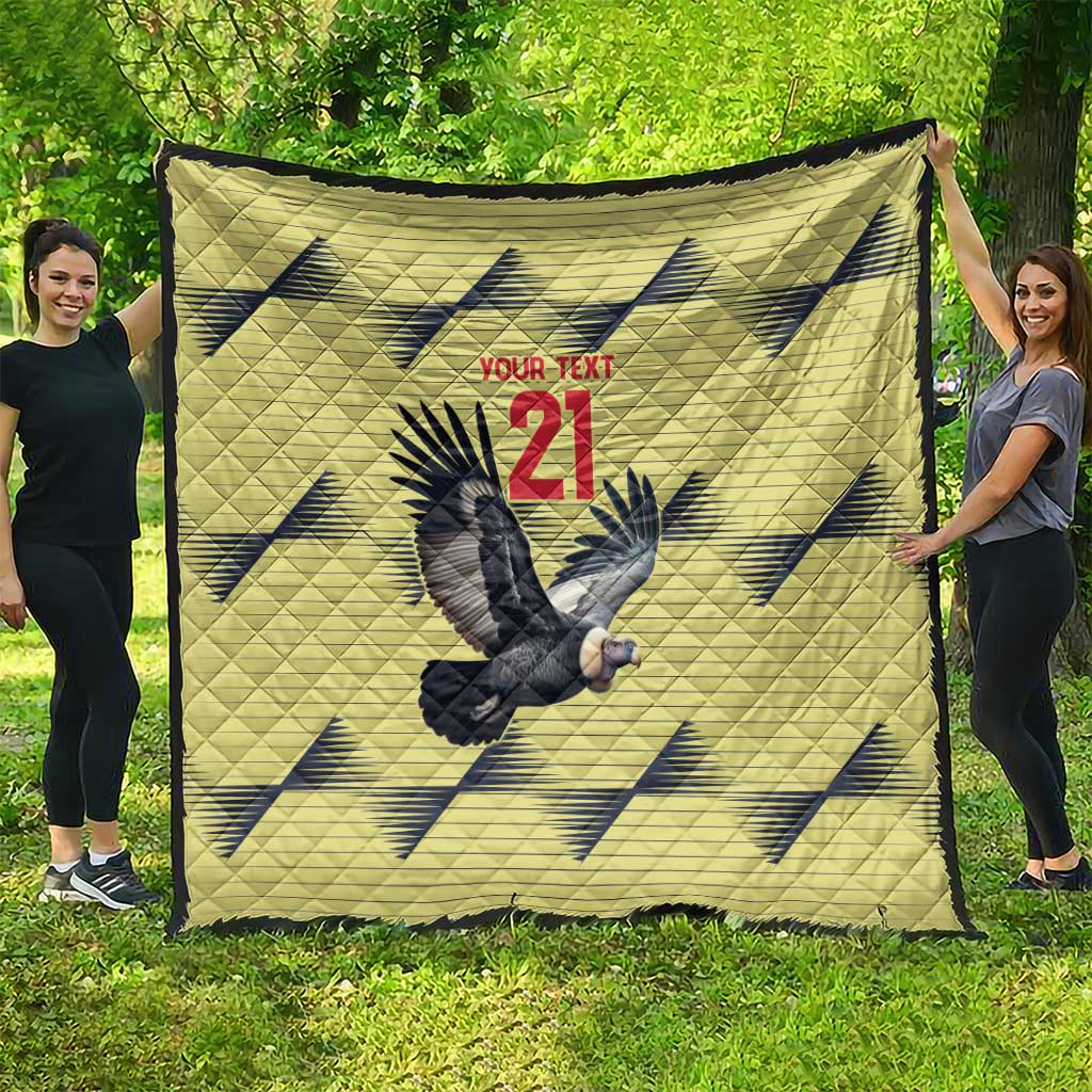 Colombia Football Custom Quilt Los Cafeteros Andean Condor