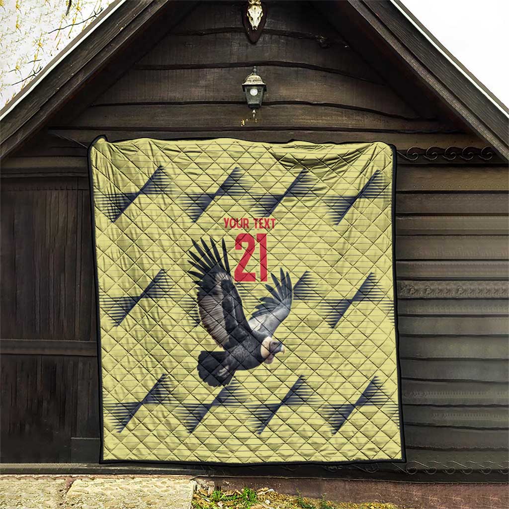 Colombia Football Custom Quilt Los Cafeteros Andean Condor LT9