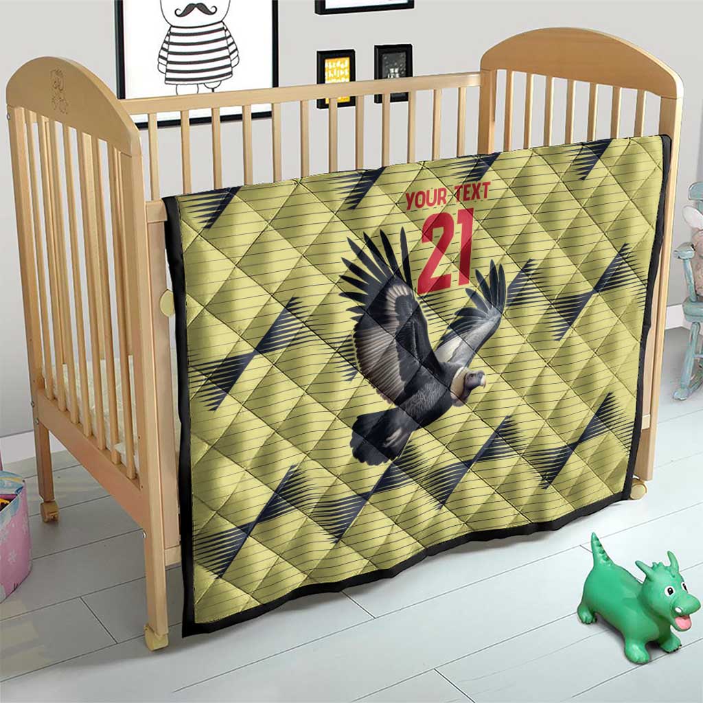 Colombia Football Custom Quilt Los Cafeteros Andean Condor