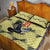Colombia Football Custom Quilt Bed Set Los Cafeteros Andean Condor