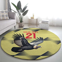 Colombia Football Custom Round Carpet Los Cafeteros Andean Condor LT9