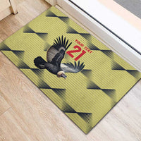 Colombia Football Custom Rubber Doormat Los Cafeteros Andean Condor