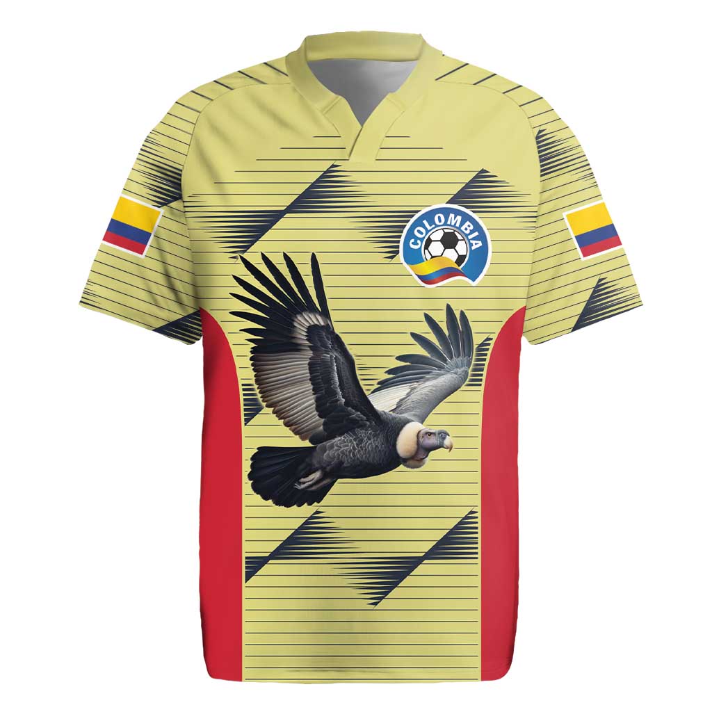 Colombia Football Custom Rugby Jersey Los Cafeteros Andean Condor