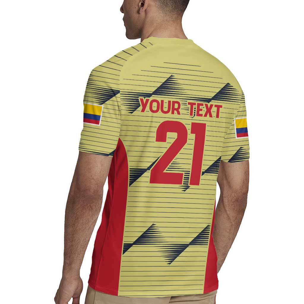 Colombia Football Custom Rugby Jersey Los Cafeteros Andean Condor