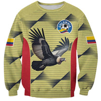 Colombia Football Custom Sweatshirt Los Cafeteros Andean Condor