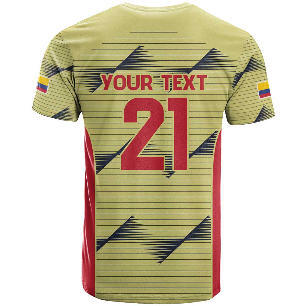 Colombia Football Custom T Shirt Los Cafeteros Andean Condor