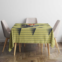 Colombia Football Custom Tablecloth Los Cafeteros Andean Condor