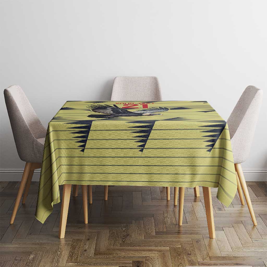 Colombia Football Custom Tablecloth Los Cafeteros Andean Condor LT9