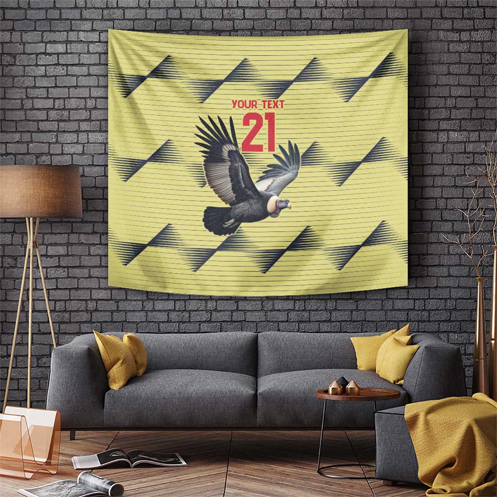 Colombia Football Custom Tapestry Los Cafeteros Andean Condor