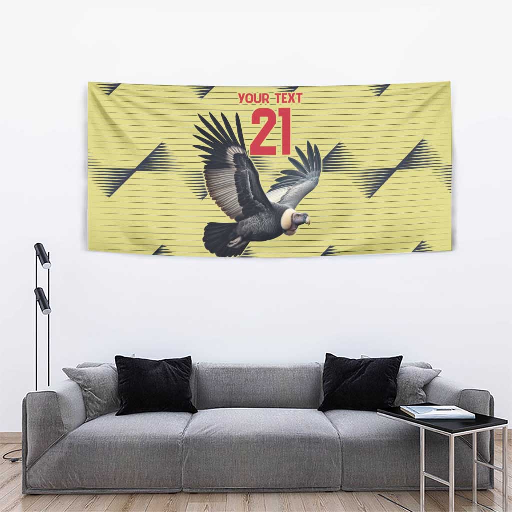 Colombia Football Custom Tapestry Los Cafeteros Andean Condor LT9