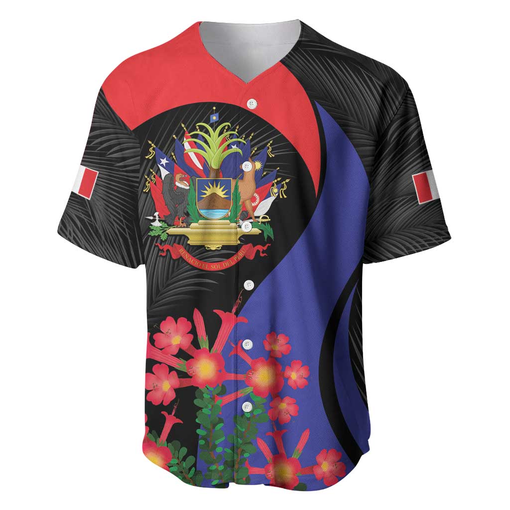 Peru Coat of Arms Baseball Jersey First Version 1821 - 1825