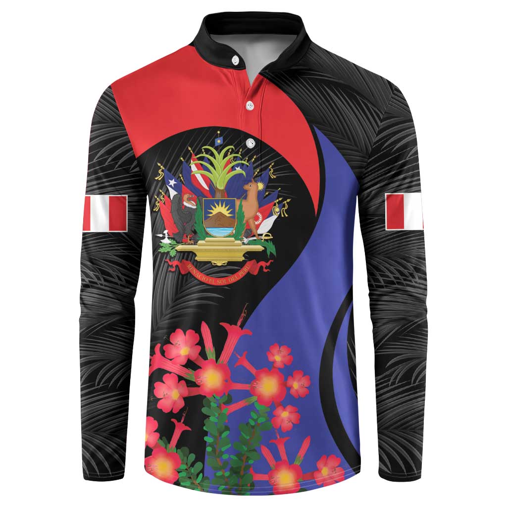 Peru Coat of Arms Button Sweatshirt First Version 1821 - 1825