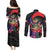 Peru Coat of Arms Couples Matching Puletasi and Long Sleeve Button Shirt First Version 1821 - 1825