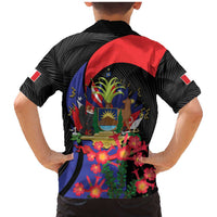 Peru Coat of Arms Family Matching Mermaid Dress and Hawaiian Shirt First Version 1821 - 1825