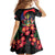 Peru Coat of Arms Family Matching Off The Shoulder Long Sleeve Dress and Hawaiian Shirt First Version 1821 - 1825