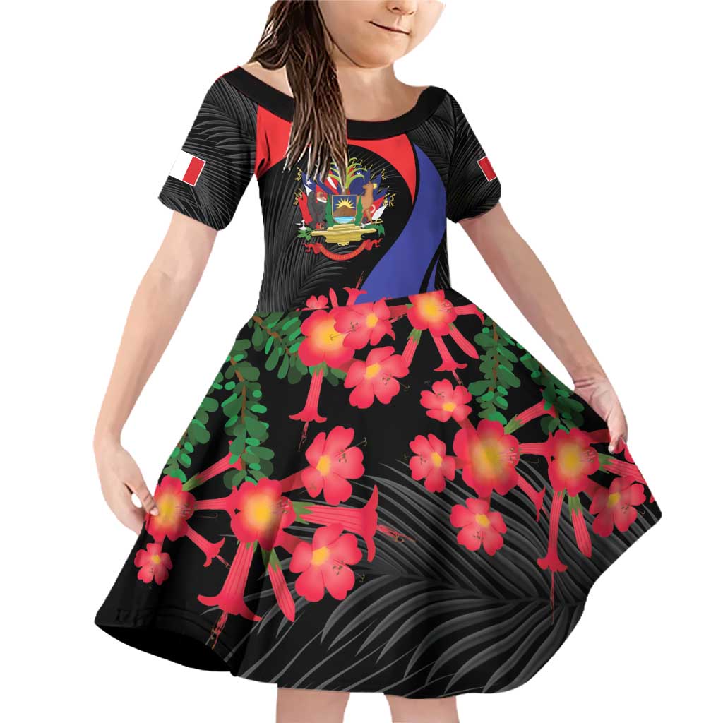 Peru Coat of Arms Family Matching Off Shoulder Short Dress and Hawaiian Shirt First Version 1821 - 1825