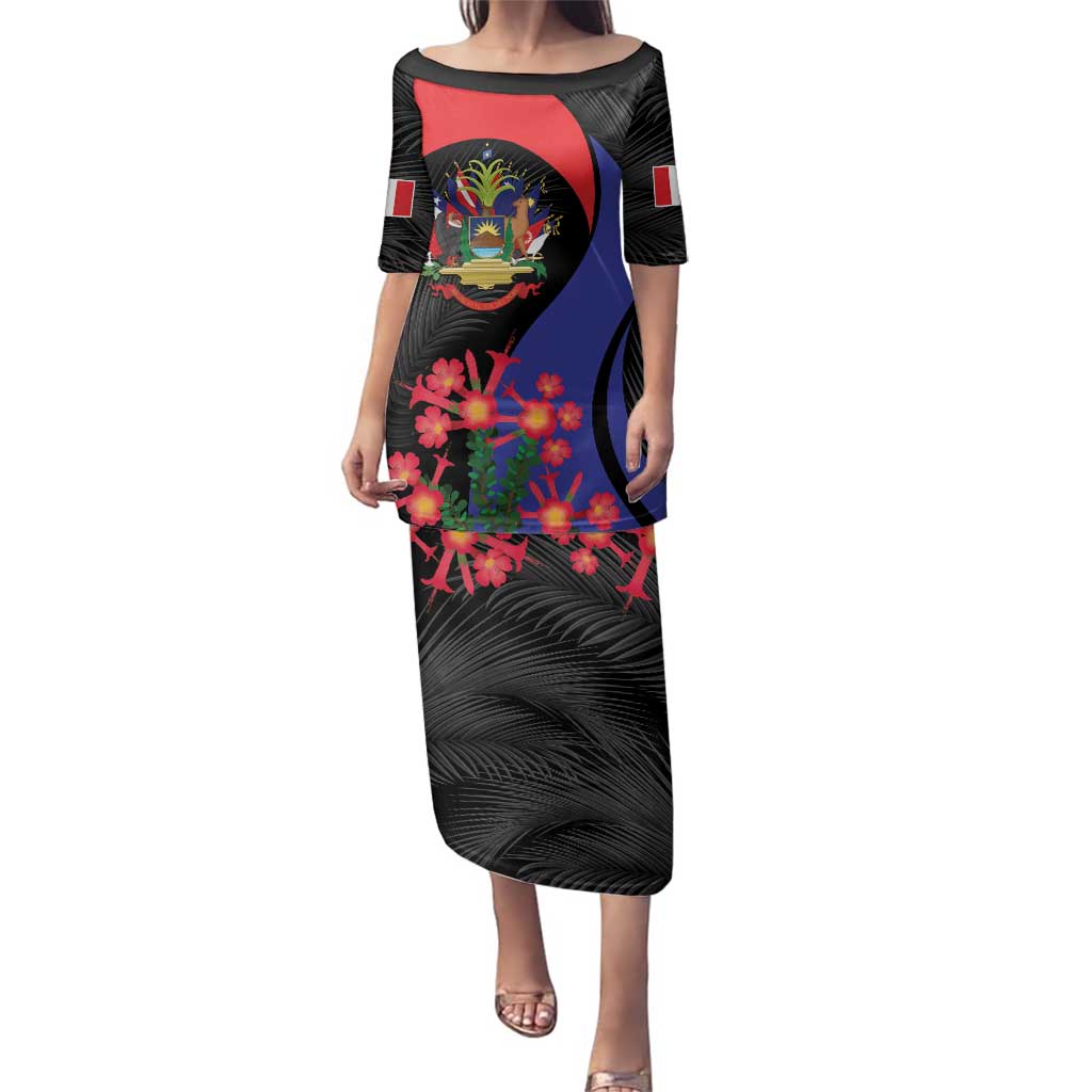 Peru Coat of Arms Family Matching Puletasi and Hawaiian Shirt First Version 1821 - 1825