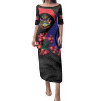 Peru Coat of Arms Family Matching Puletasi and Hawaiian Shirt First Version 1821 - 1825