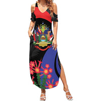 Peru Coat of Arms Family Matching Summer Maxi Dress and Hawaiian Shirt First Version 1821 - 1825