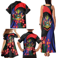 Peru Coat of Arms Family Matching Tank Maxi Dress and Hawaiian Shirt First Version 1821 - 1825