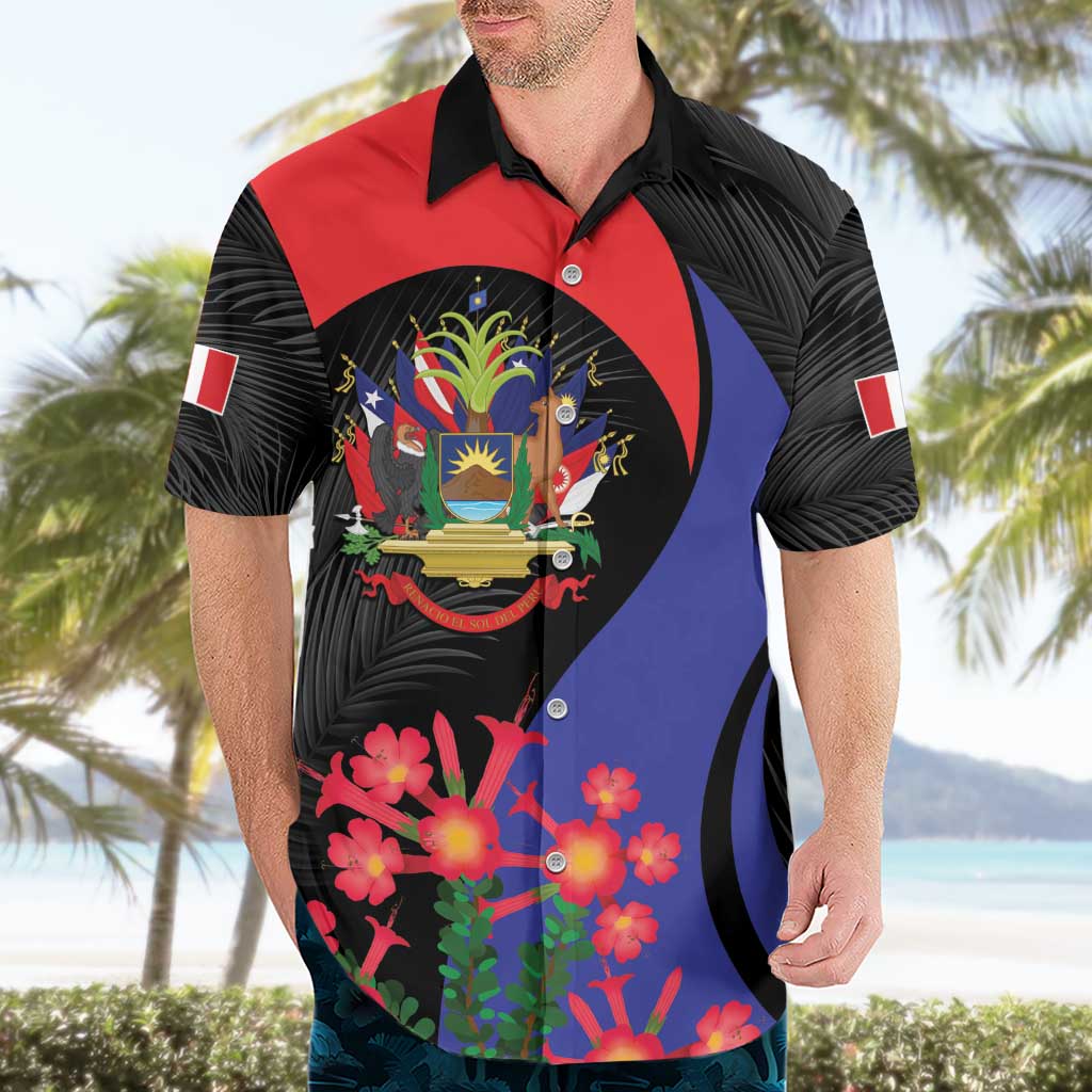 Peru Coat of Arms Hawaiian Shirt First Version 1821 - 1825