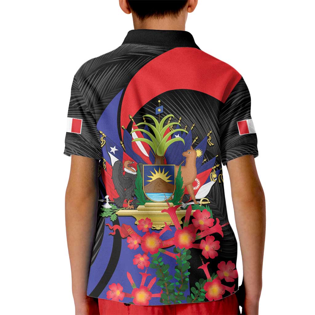 Peru Coat of Arms Kid Polo Shirt First Version 1821 - 1825