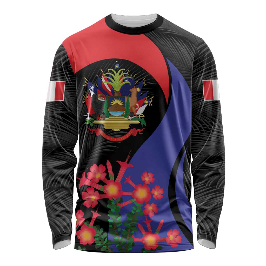 Peru Coat of Arms Long Sleeve Shirt First Version 1821 - 1825