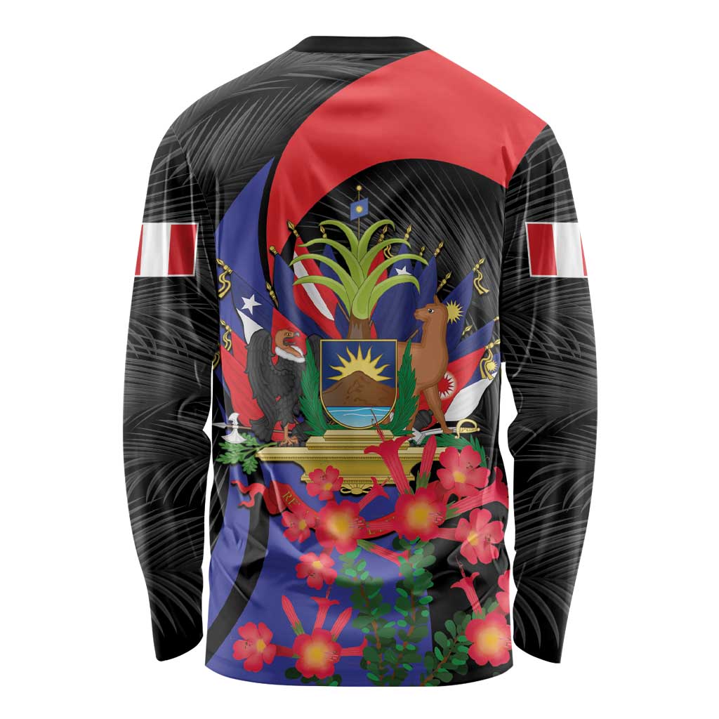 Peru Coat of Arms Long Sleeve Shirt First Version 1821 - 1825