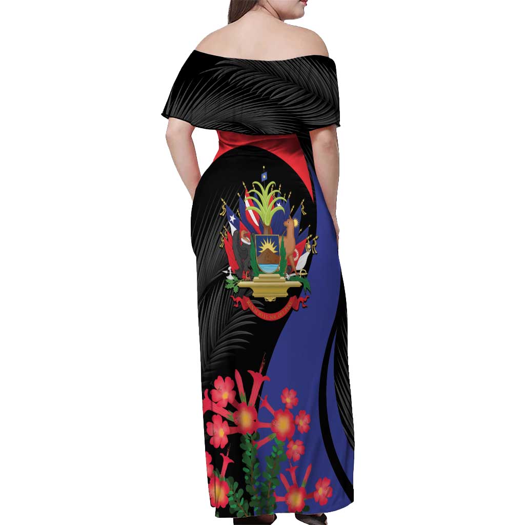 Peru Coat of Arms Off Shoulder Maxi Dress First Version 1821 - 1825