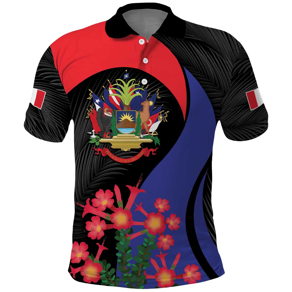 Peru Coat of Arms Polo Shirt First Version 1821 - 1825