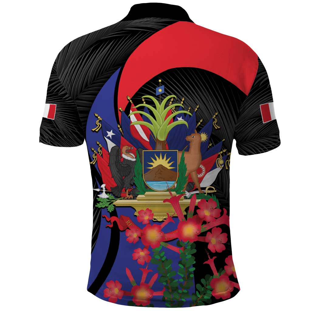 Peru Coat of Arms Polo Shirt First Version 1821 - 1825