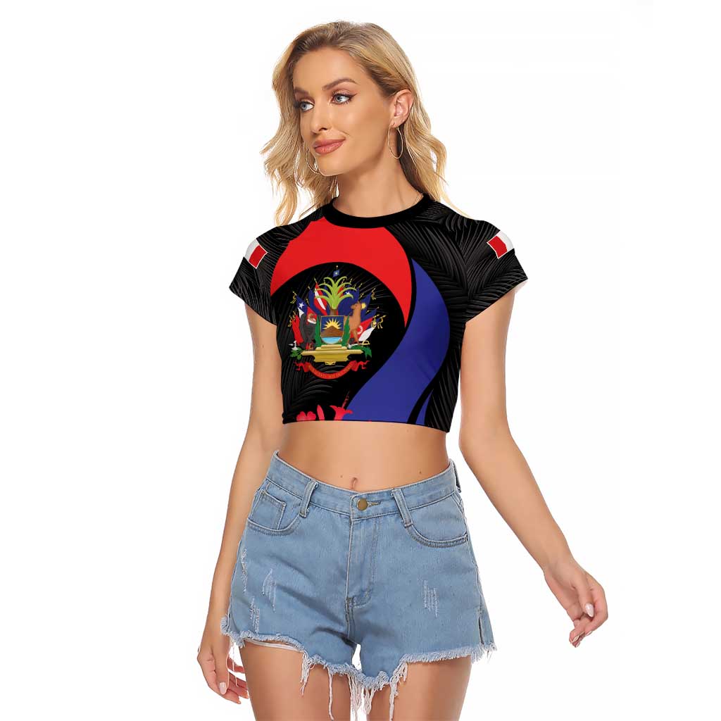 Peru Coat of Arms Raglan Cropped T Shirt First Version 1821 - 1825