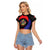 Peru Coat of Arms Raglan Cropped T Shirt First Version 1821 - 1825