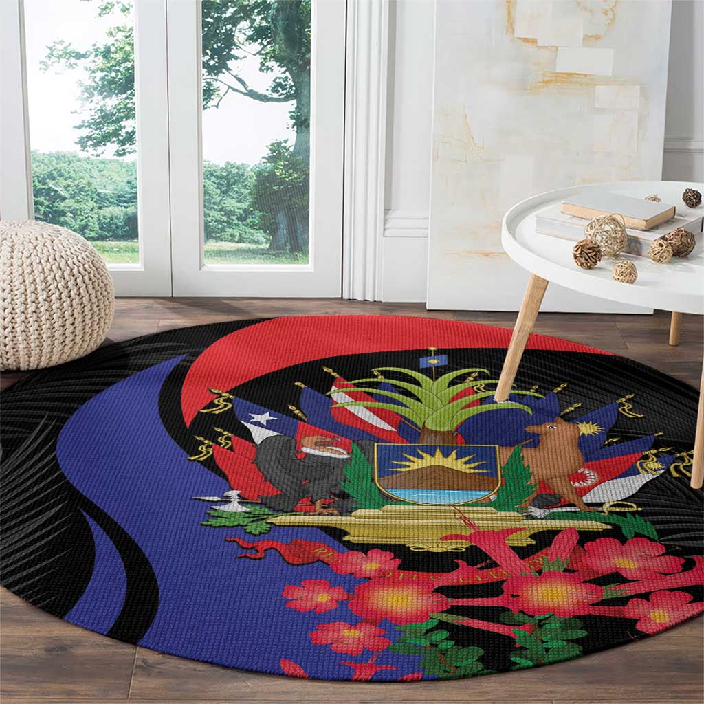 Peru Coat of Arms Round Carpet First Version 1821 - 1825