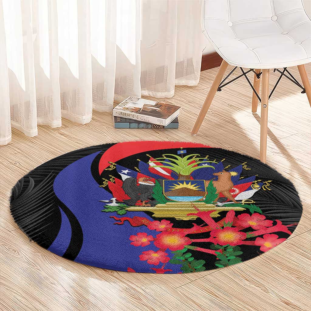 Peru Coat of Arms Round Carpet First Version 1821 - 1825