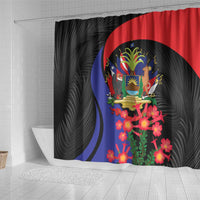 Peru Coat of Arms Shower Curtain First Version 1821 - 1825