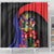 Peru Coat of Arms Shower Curtain First Version 1821 - 1825