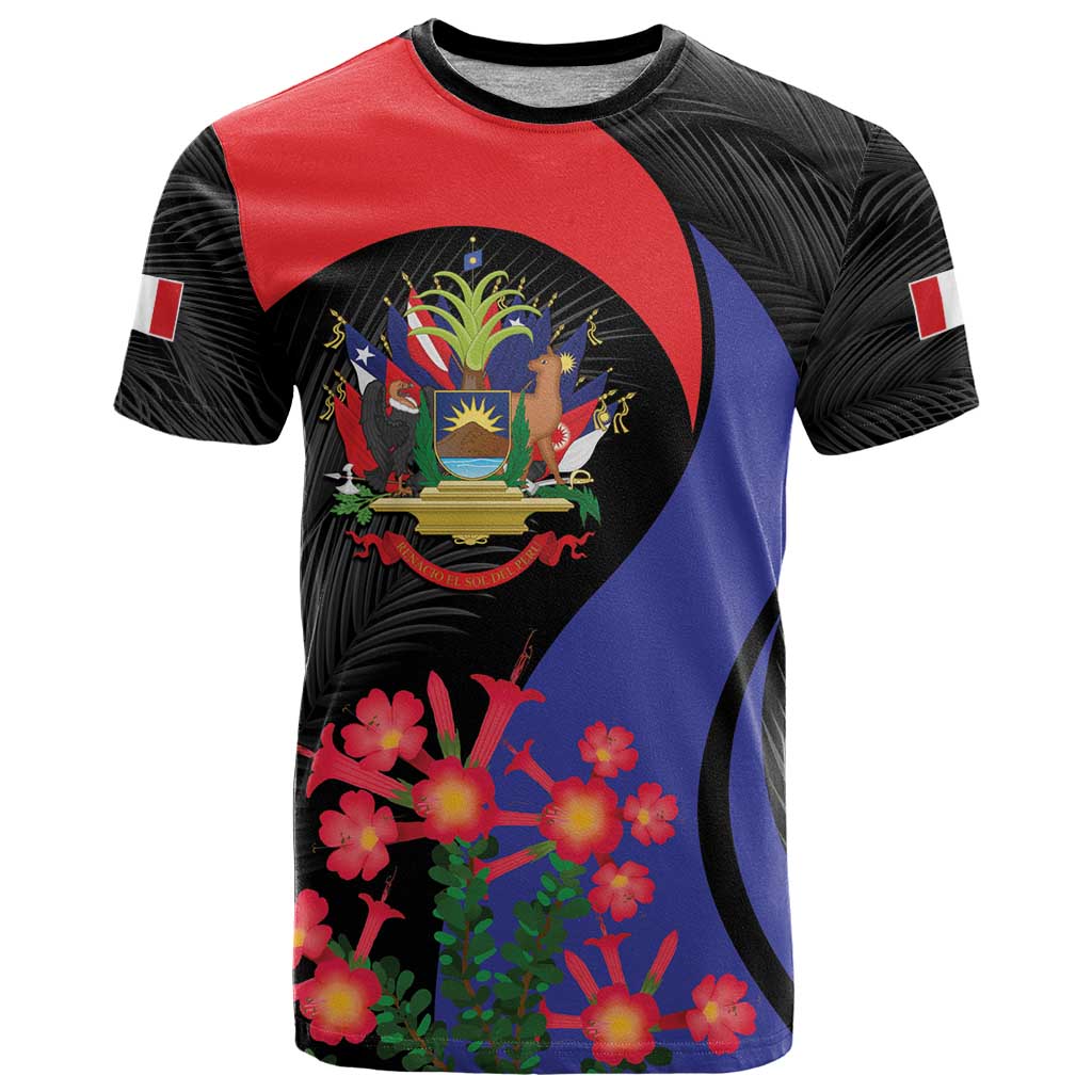 Peru Coat of Arms T Shirt First Version 1821 - 1825