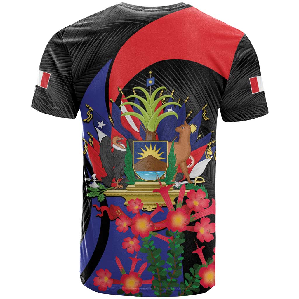 Peru Coat of Arms T Shirt First Version 1821 - 1825