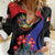 Peru Coat of Arms Women Casual Shirt First Version 1821 - 1825