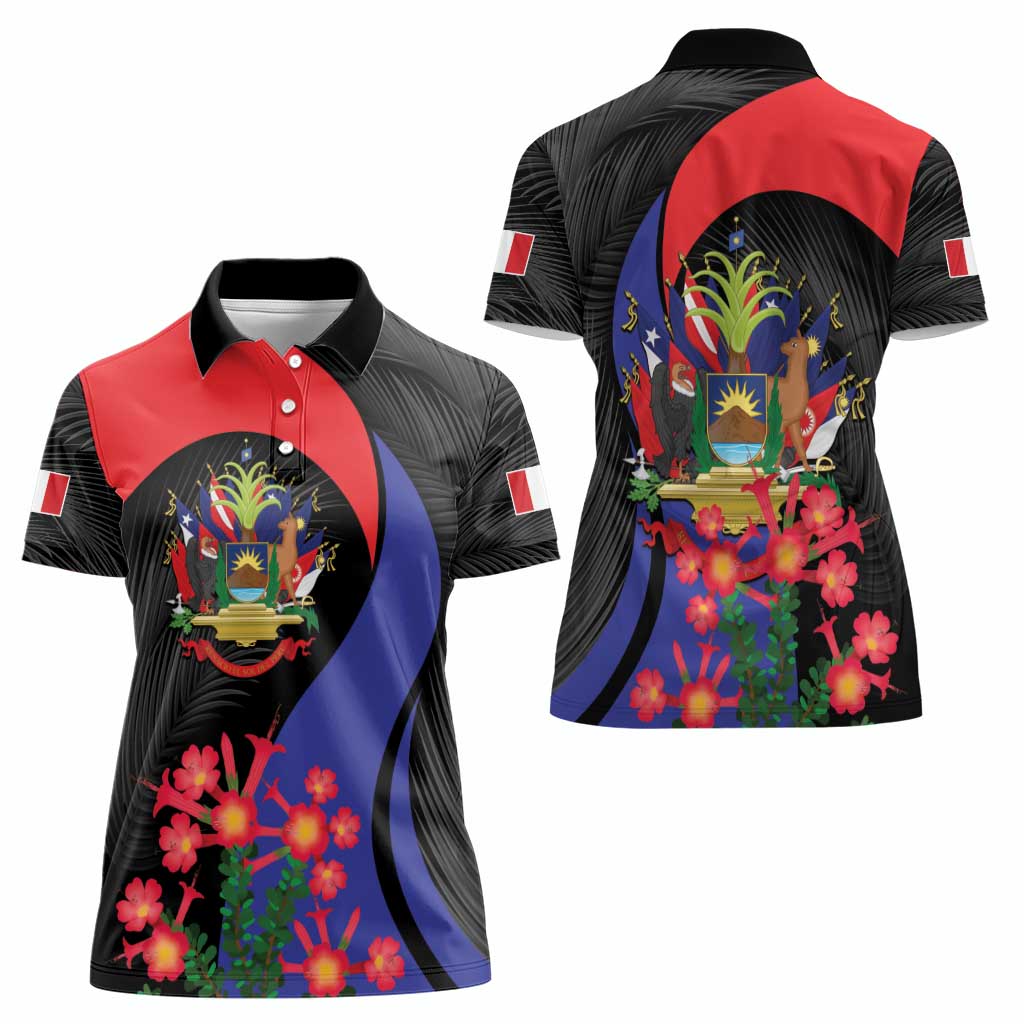 Peru Coat of Arms Women Polo Shirt First Version 1821 - 1825