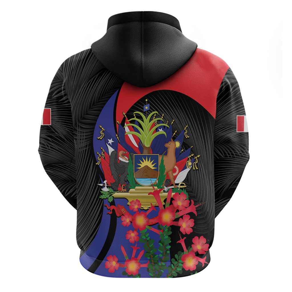 Peru Coat of Arms Zip Hoodie First Version 1821 - 1825