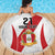 Peru Football Custom Beach Blanket La Bicolor Arriba Peru LT9